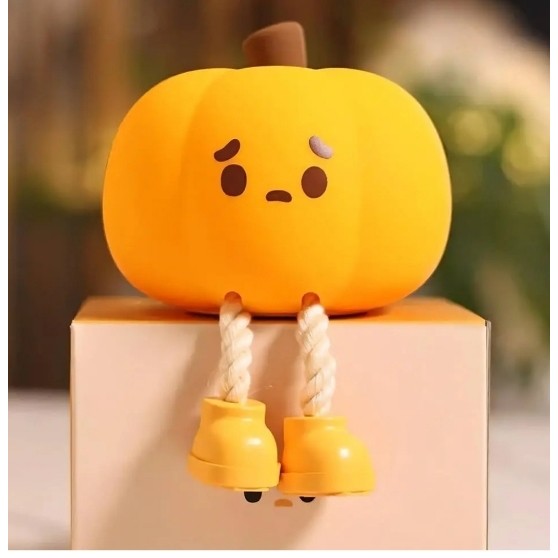 چراغ خواب سیلیکونی کدو غمگین