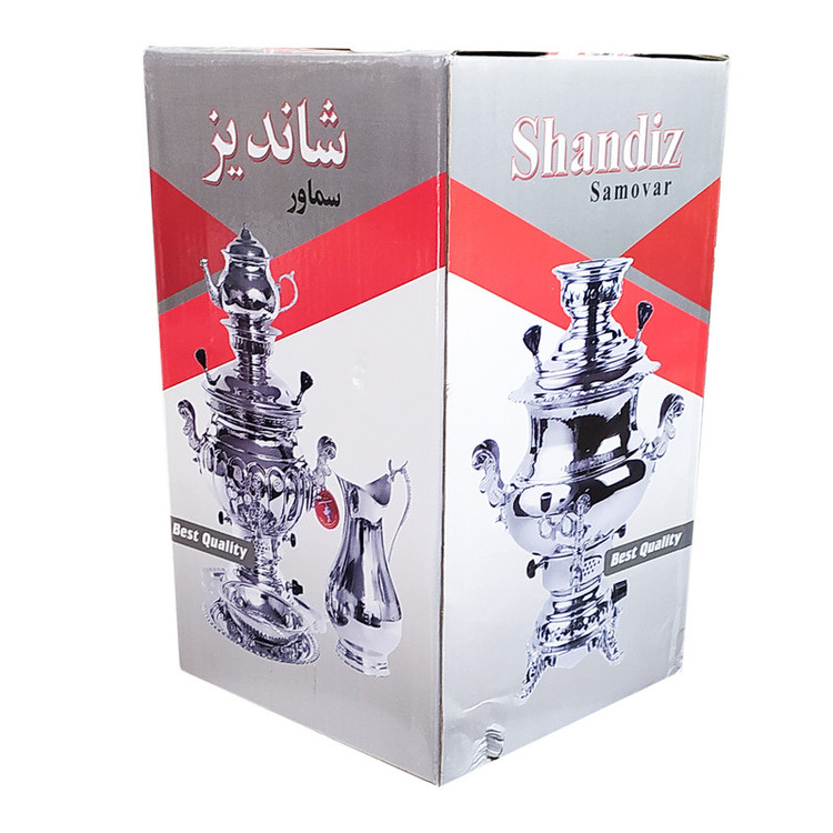 سماور گازی شاندیز مدل ماربل ظرفیت 6 لیتر